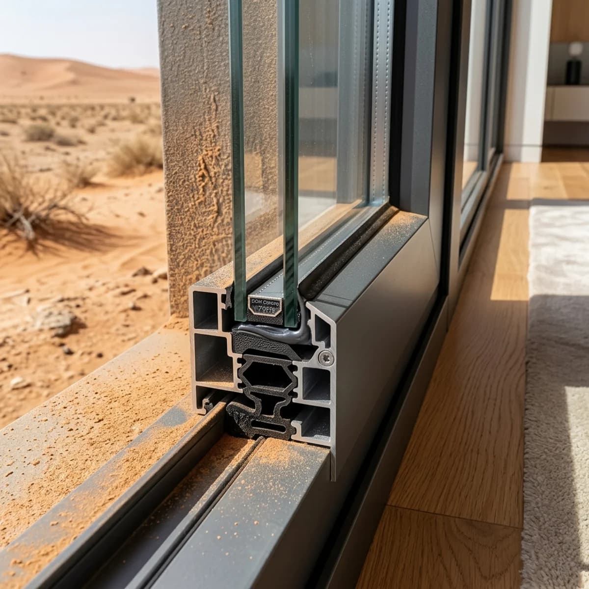 شبابيك ضد الغبار في السعودية 2026: 6 أسباب + الحل بـ EPDM + سيليكون Wacker