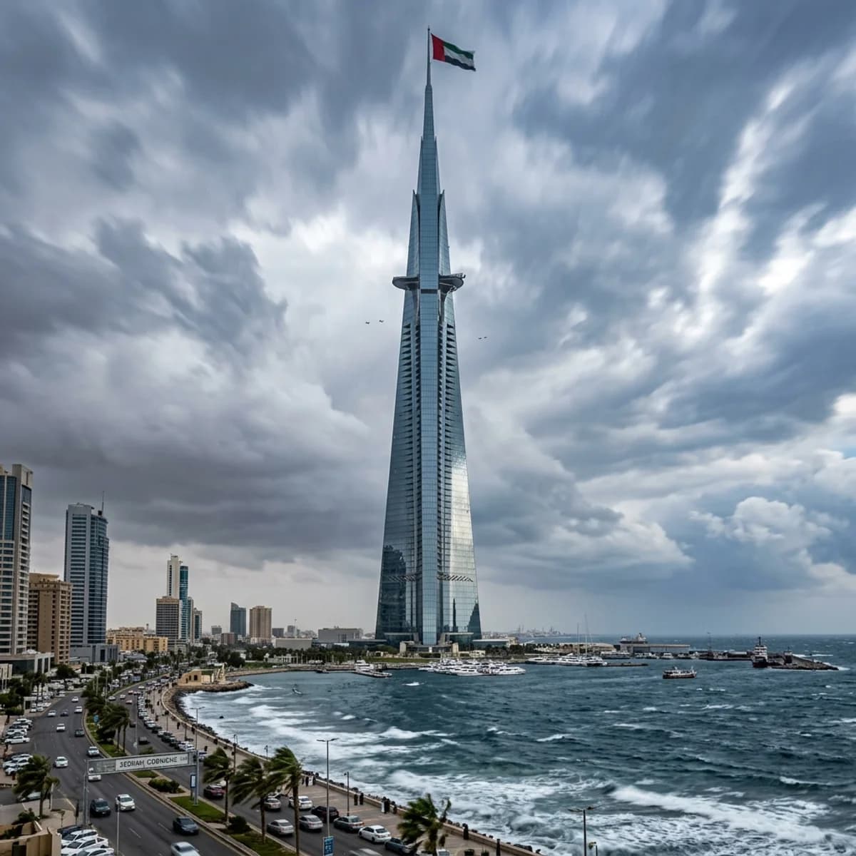 هندسة واجهات الأبراج 2026: حساب أحمال الرياح [SBC-301 + AAMA 501]