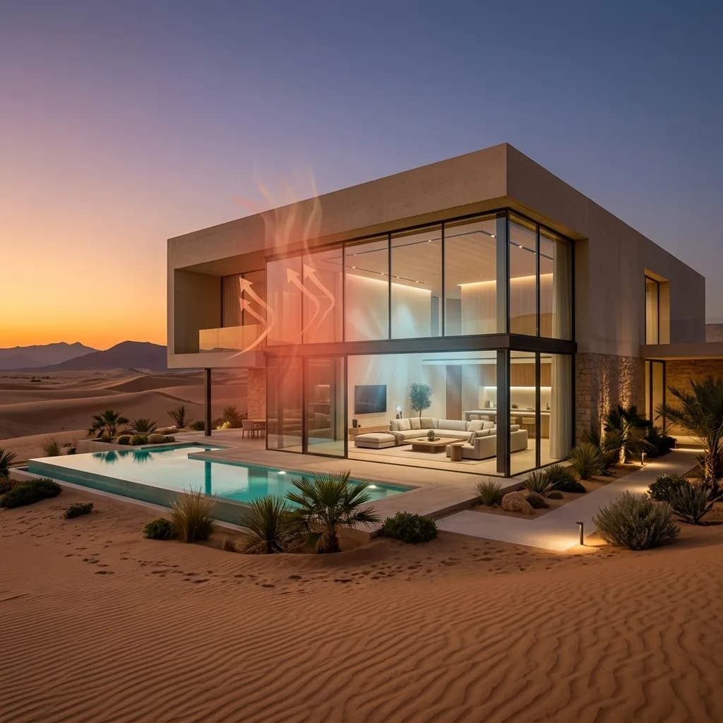 العزل الحراري وكفاءة الطاقة في المناخ السعودي