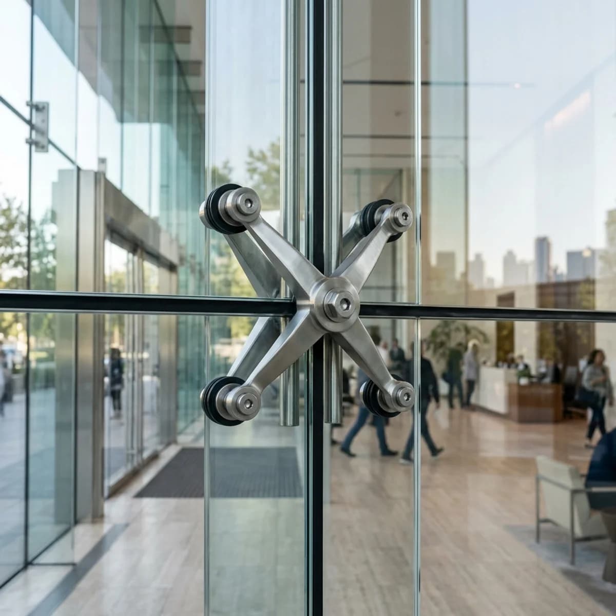 أنظمة زجاج السبايدر: الهندسة وراء الشفافية المطلقة